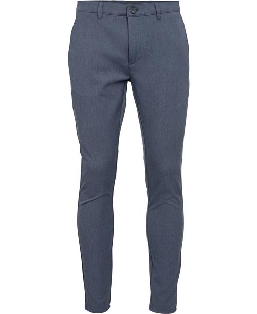 Matinique Majens Pants Mand Oxford Blue Melange Chinos Regular Fit Str W32 / L30 - hos Magasin