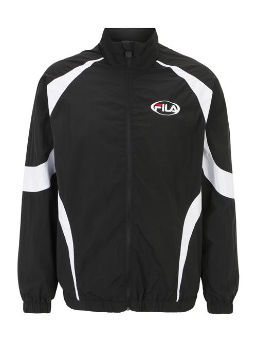 FILA Sweatjakke  sort / hvid