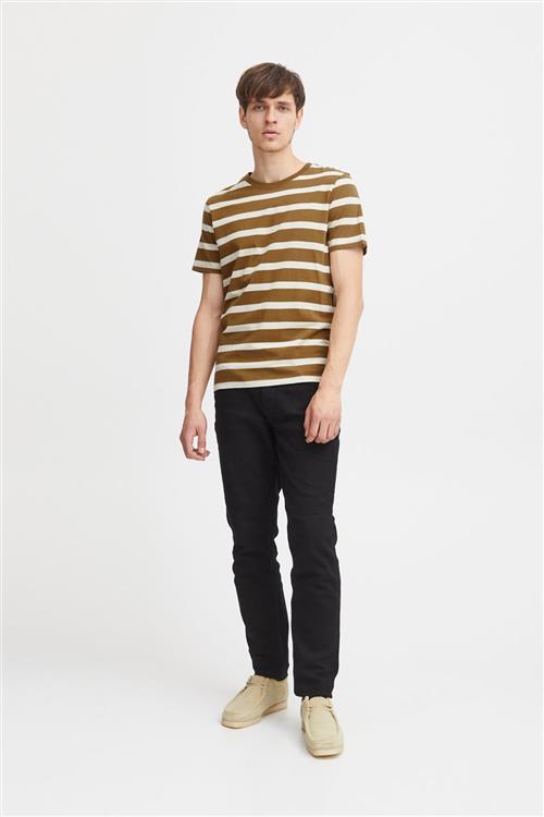 Casual Friday Cfthor Y/D Slub Yarn tee Mand Breen Kortærmede T-shirts Regular Fit Str XL - hos Magasin