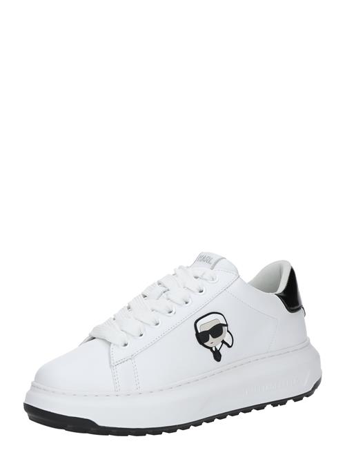 Karl Lagerfeld Sneaker low 'KAPRI LUG NFT'  lysebeige / sort / hvid