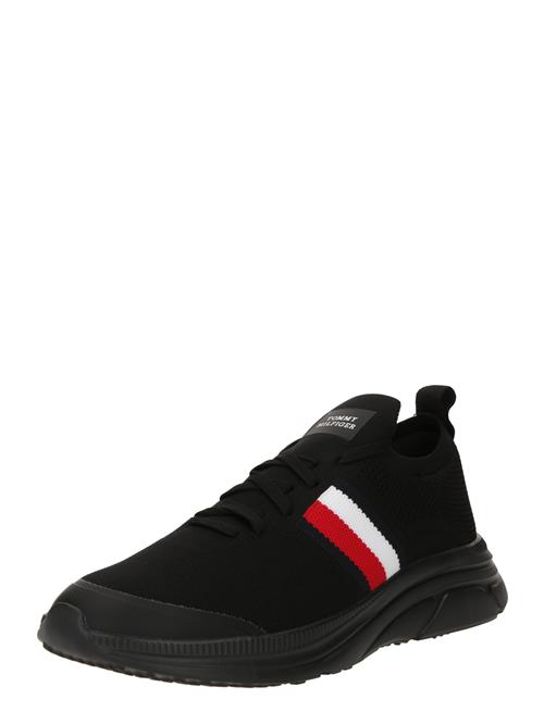 TOMMY HILFIGER Slip On 'Modern Runner'  rød / sort / hvid