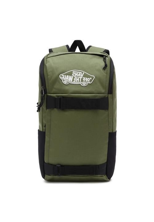 VANS Rygsæk 'Obstacle Skatepack'  grøn / sort / hvid