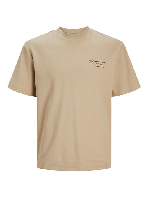 JACK & JONES Bluser & t-shirts 'SANCHEZ'  beige / sort