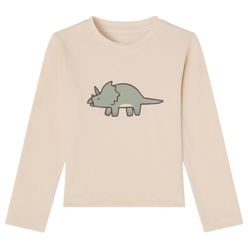 Buddy & Hope Tia Langærmet T-Shirt Offwhite Dino | Hvid | 74/80 cm