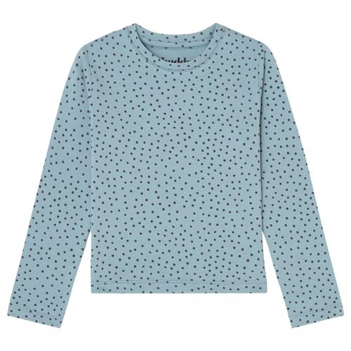 Buddy & Hope GOTS Tia Langærmet T-shirt Blue Dots | Blå | 86/92 cm