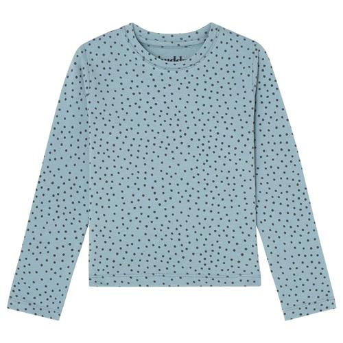 Buddy & Hope Tia Blue Dots Langærmet T-Shirt | Blå | 86/92 cm