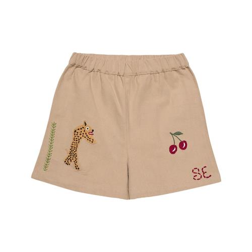 Sissel Edelbo Elisa Mini Shorts i Incence Brown | Brun | 1-2 years