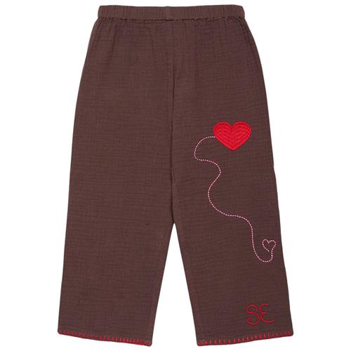 Sissel Edelbo Oda Mini Pants Chocolate Brown | Brun | 5-6 years