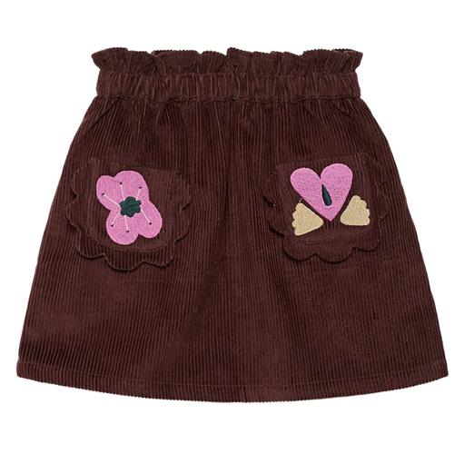 Sissel Edelbo Jasmina Mini Corduroy Nederdel Chocolate Brown | Brun | 7-8 years