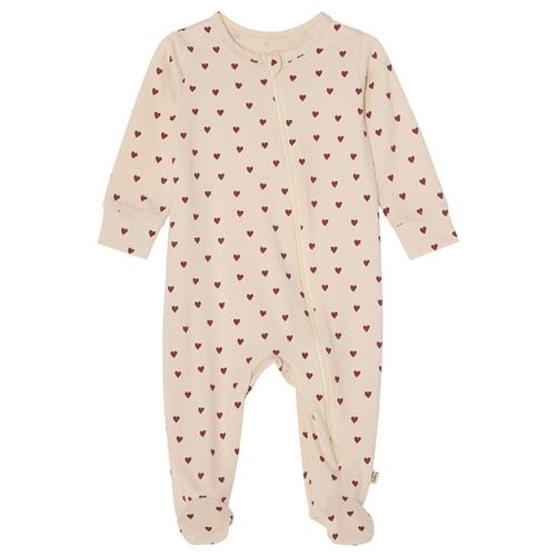 Buddy & Hope Leo Pyjamas Merry Hearts | Hvid | 74/80 cm