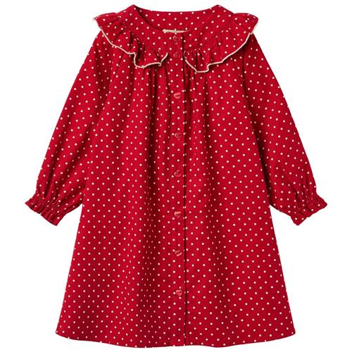 Fliink Dolly Dot Kravekjole Pompeian Red | Rød | 6 years