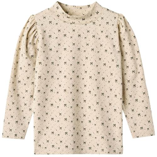 Fliink Kelly Printet Bluse Sandshell | Beige | 18 months