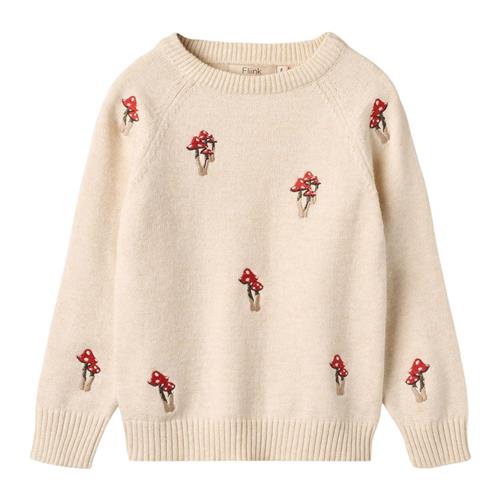 Fliink Benna Mushroom Pullover i Sandshell | Beige | 4 years