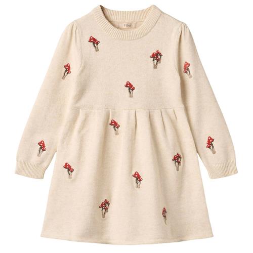 Fliink Benna Mushroom Kjole Sandshell Beige | Beige | 12 months