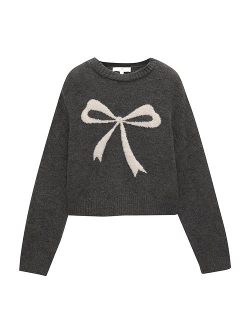 Pull&Bear Pullover  antracit / hvid