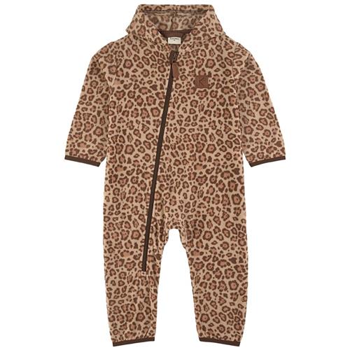 Kuling Northpole Fleece Onesie Walnut Leo | Brun | 92 cm