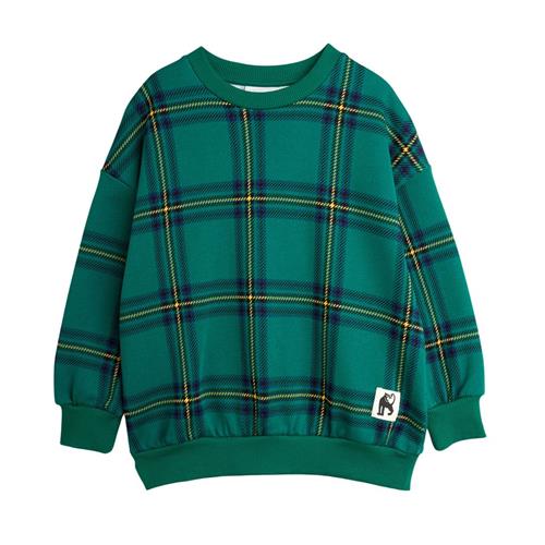 Mini Rodini Tjek Sweater i Green | Grønn | 80/86 cm