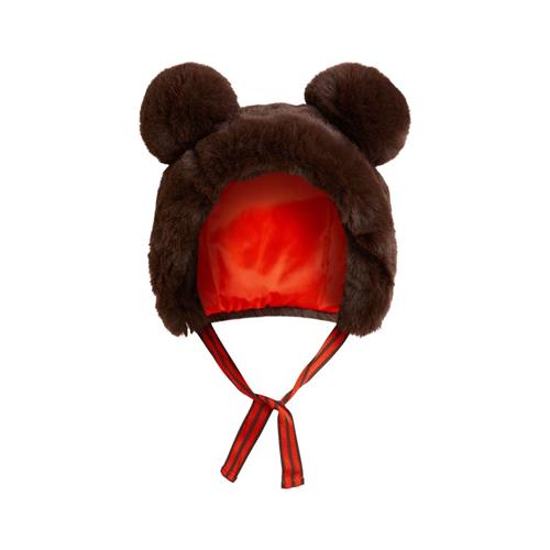 Mini Rodini Faux Fur Ear Hat Brown | Brun | 48/50 cm