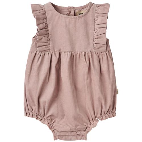 Wheat GOTS Emmaline Romper Dry Rose | Lyserød | 62 cm