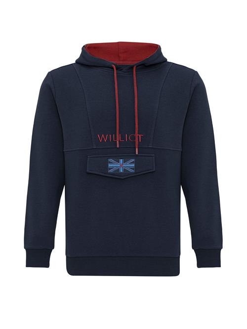 Williot Sweatshirt 'HENRY'  blå / navy / carminrød