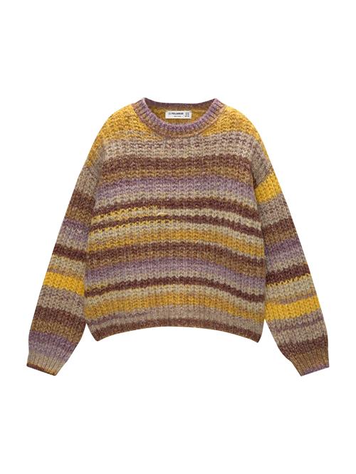 Pull&Bear Pullover  lysebeige / brun / gul / lilla