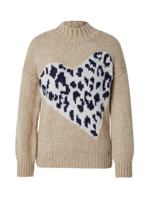 Key Largo Pullover  beige-meleret / sort / hvid