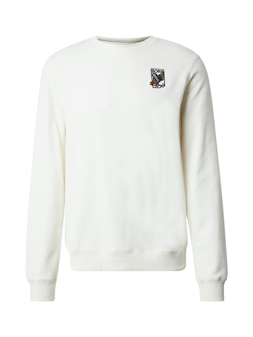 BLEND Sweatshirt  blå / gul / sort / offwhite