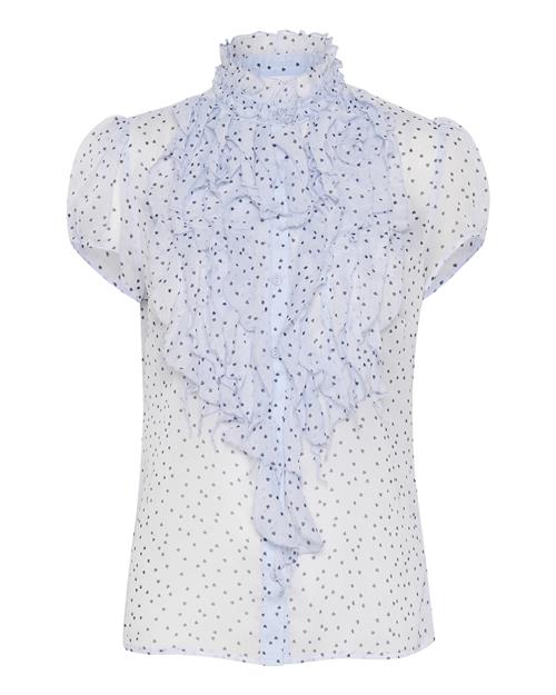 Se SAINT TROPEZ Bluse 'Lilja'  pastelblå ved About You