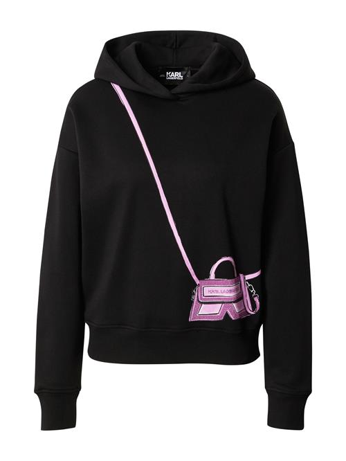 Se Karl Lagerfeld Sweatshirt 'ICON K'  lys pink / mørk pink / sort ved About You