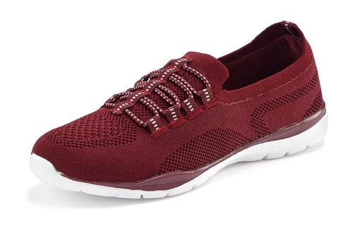 LASCANA Sneaker low  bordeaux / hvid