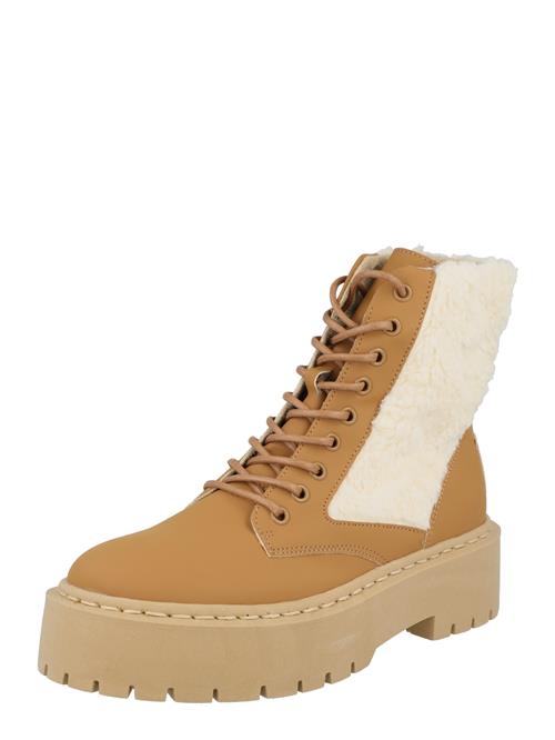 Se STEVE MADDEN Snørestøvletter 'SKETTLE'  beige / camel ved About You