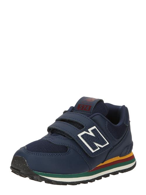 Se new balance Sneakers '574'  navy / orange / hvid ved About You