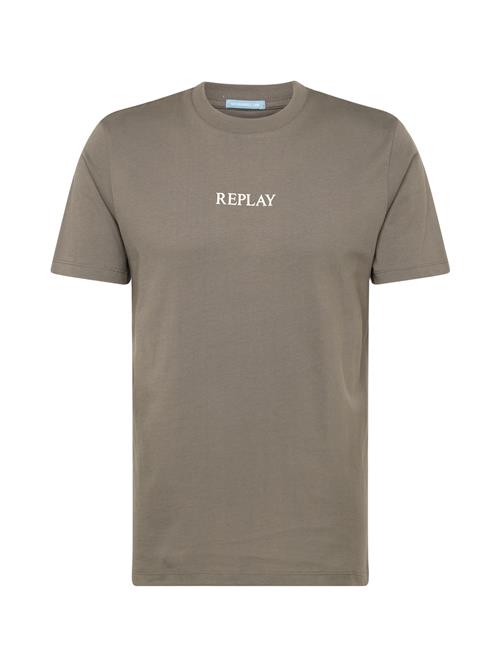 REPLAY Bluser & t-shirts  grå / hvid