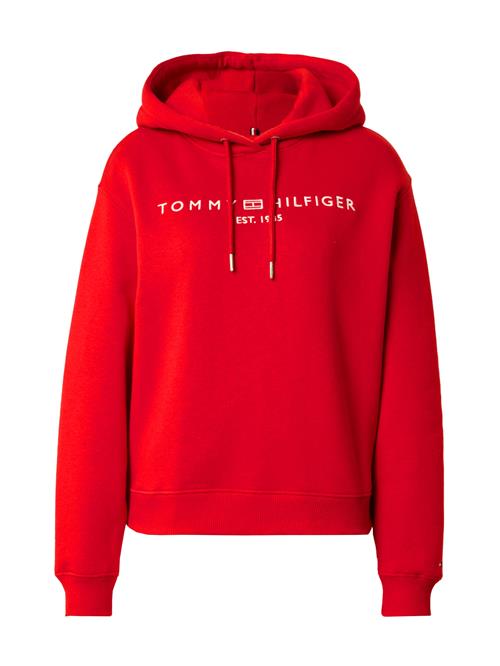 TOMMY HILFIGER Sweatshirt  rød / hvid