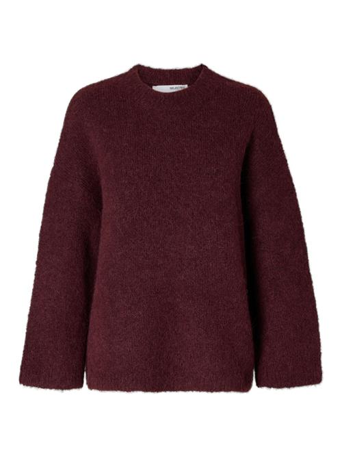 SELECTED FEMME Pullover 'SLFGabella'  mørkerød