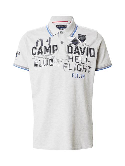 CAMP DAVID Bluser & t-shirts 'Heli Flight'  navy / azur / grå-meleret