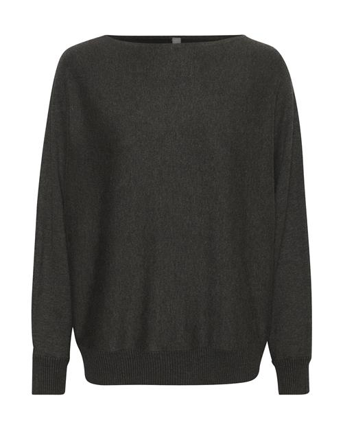 CULTURE Pullover 'CU Annemarie'  sort-meleret