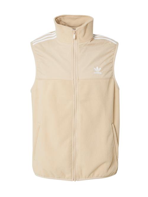 ADIDAS ORIGINALS Vest 'Adicolor'  beige / hvid