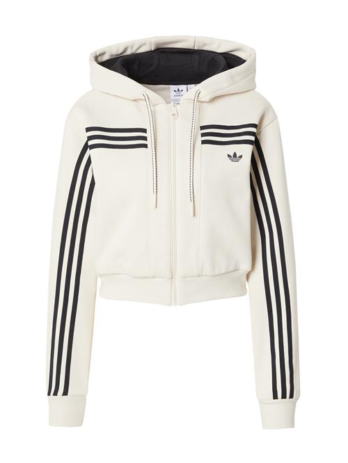 ADIDAS ORIGINALS Sweatjakke  sort / naturhvid