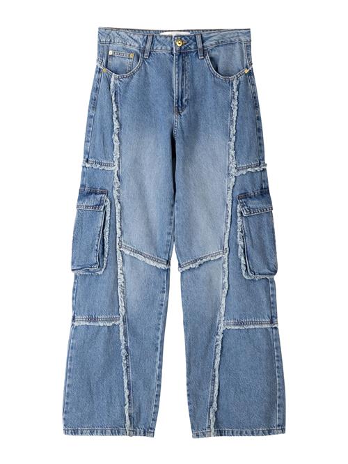 Bershka Cargojeans  blue denim