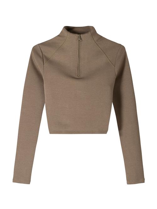 Bershka Sweatshirt  mørkebeige