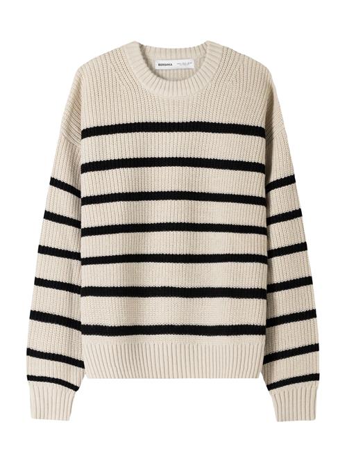 Bershka Pullover  sand / sort