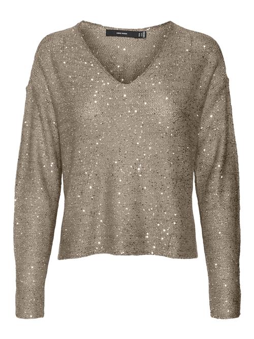 VERO MODA Pullover 'LEILANI'  brun