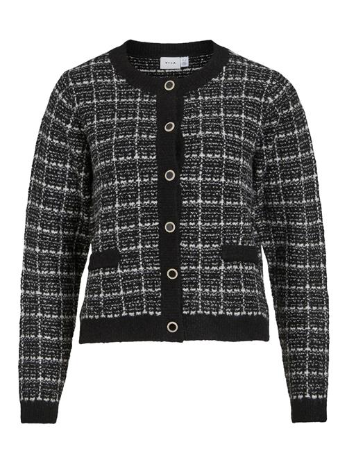 VILA Cardigan 'VIAudrey'  sort / hvid