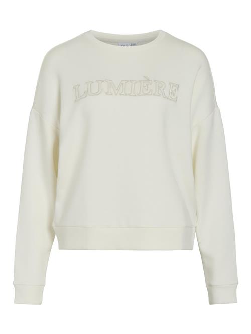 VILA Sweatshirt  naturhvid