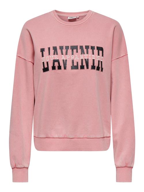 ONLY Sweatshirt 'ONLPENELOPE'  pitaya / sort / hvid