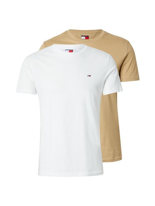 Tommy Jeans Bluser & t-shirts  camel / hvid