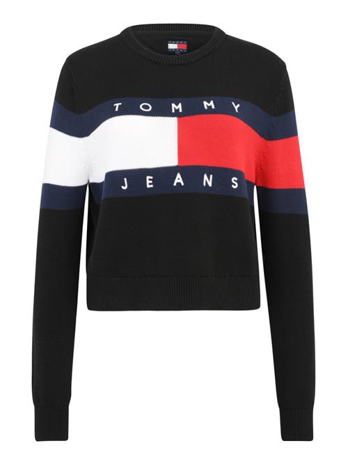 Se Tommy Jeans Pullover  marin / sort / hvid ved About You