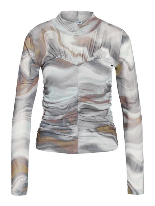 Se Noisy may Shirts 'NMJUDITH'  karamel / sennep / grå / lysegrå ved About You