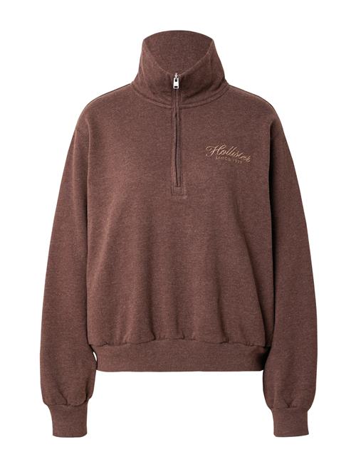 HOLLISTER Sweatshirt  mokka / brun-meleret